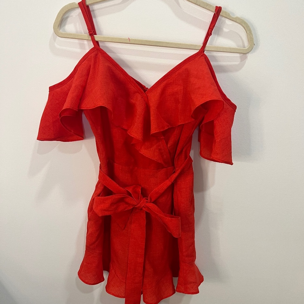 Red Romper Size Small